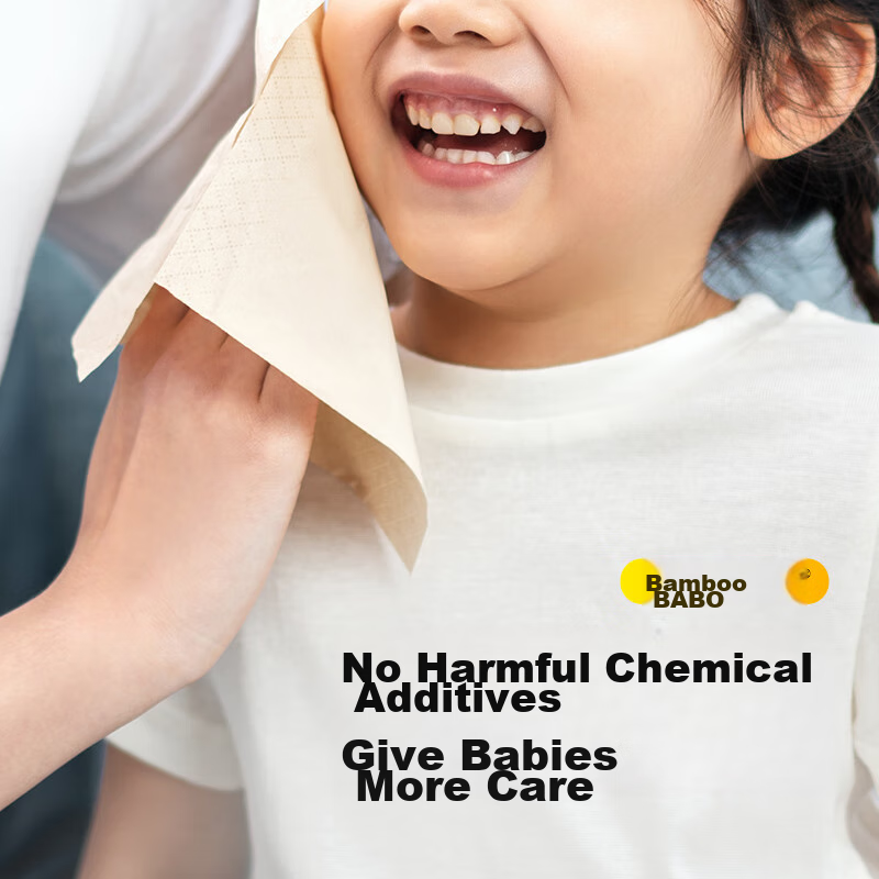 Bambu Core Roll Toilet Paper, 4-Ply, 200g*10 Rolls, Natural Color, High-Weight R...