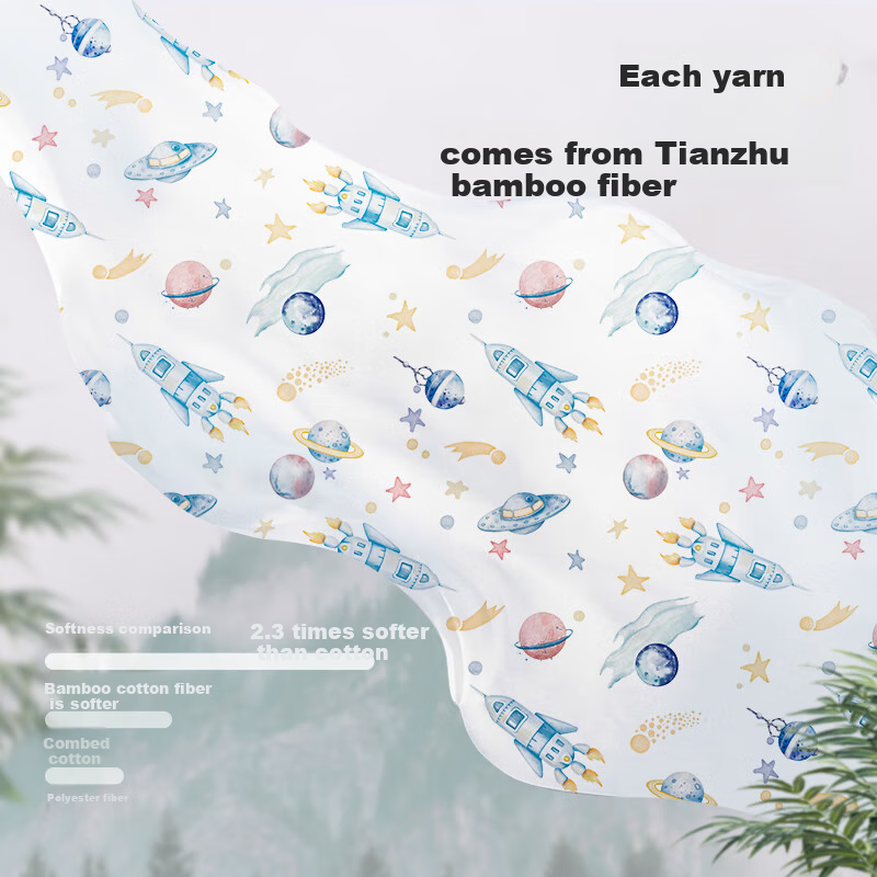 Beibei Valley Baby Sleeping Bag Children's Spring and Summer Bamboo Cotton Gauze...