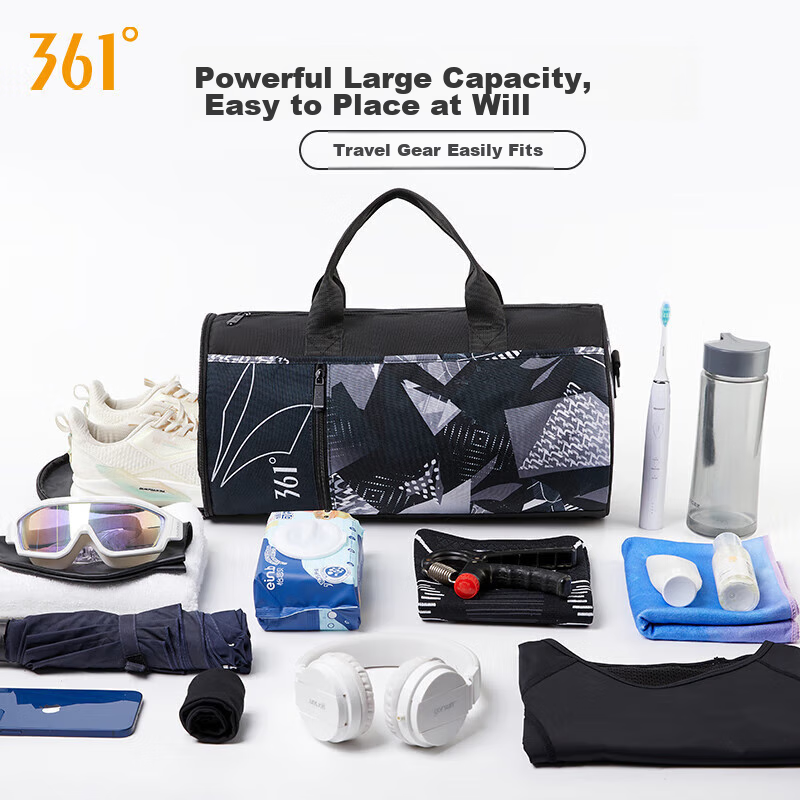 361° Swimming And Fitness Dry-Wet Separation Bag, 20L, Adult Handbag, Shoulder B...