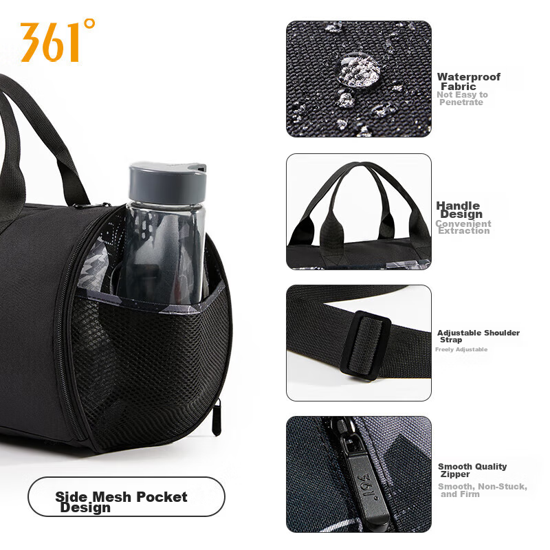 361° Swimming And Fitness Dry-Wet Separation Bag, 20L, Adult Handbag, Shoulder B...
