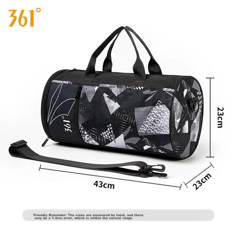 361° Swimming And Fitness Dry-Wet Separation Bag, 20L, Adult Handbag, Shoulder B...