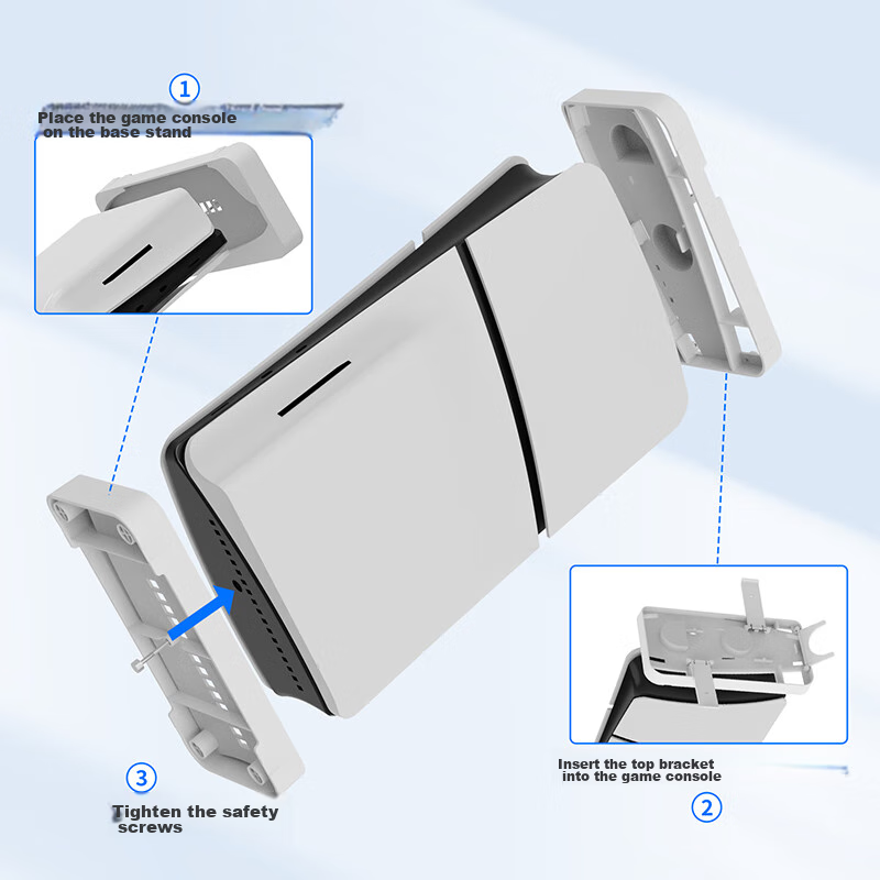 Biaze, Suitable for PS5 Slim Slim Version Console Vertical Stand Base, Vertical/...