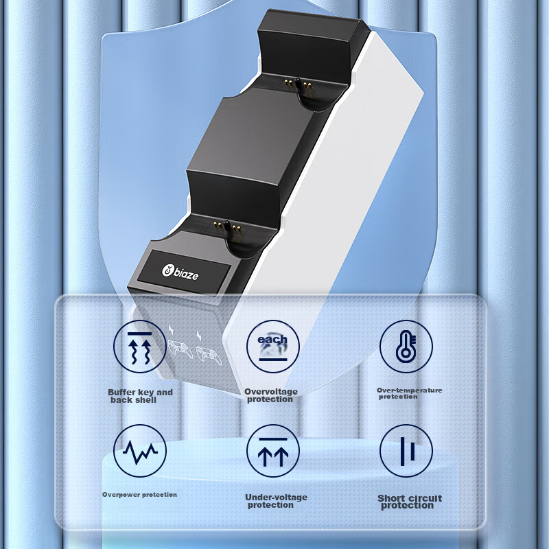 Biaze PS5 Controller Charging Dock, Compatible with PlayStation5 Wireless Contro...