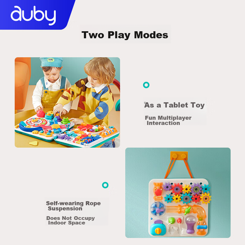 Auby Infant And Toddler Educational Toy, Busy House Track Mechanism, Early Learn...