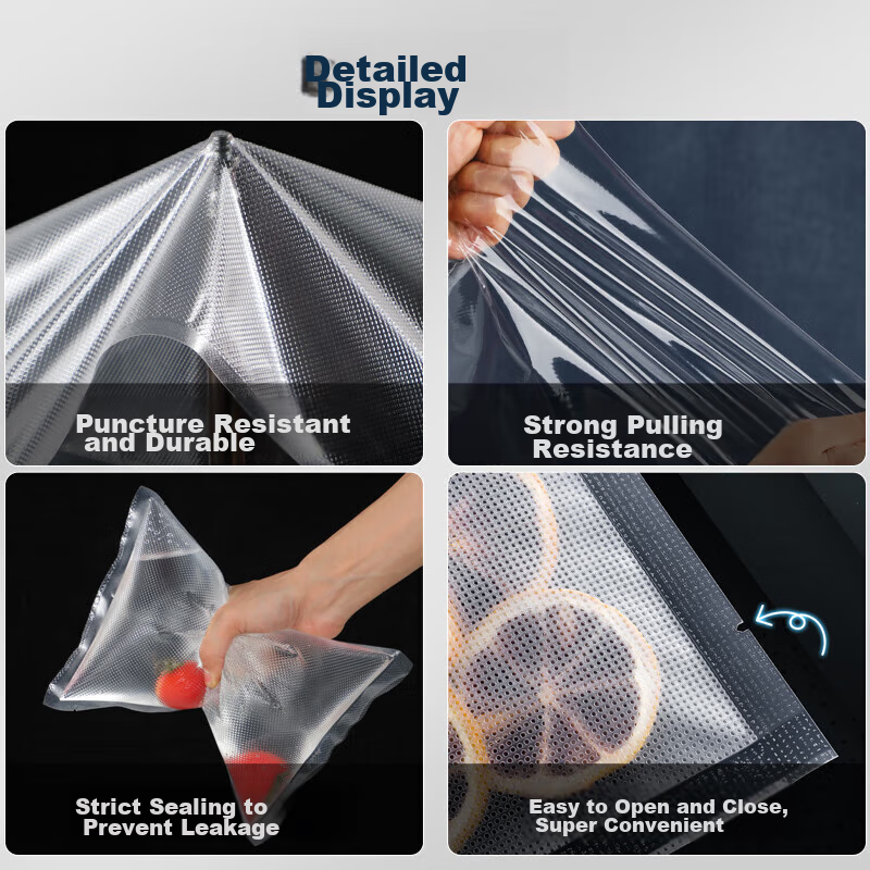 Baijie Vacuum Sealing Bags, Food Vacuum Bags, Plastic Sealing Bags, Vacuum Packa...