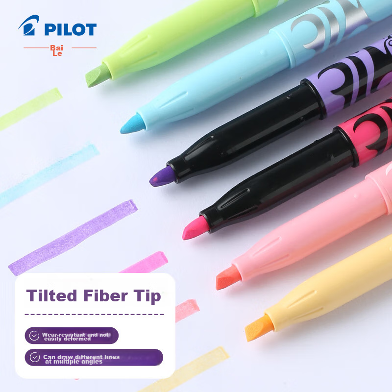 PILOT Erasable Highlighters, Student Drawing Slanted Tip Marker Set, SW-FL Fluor...