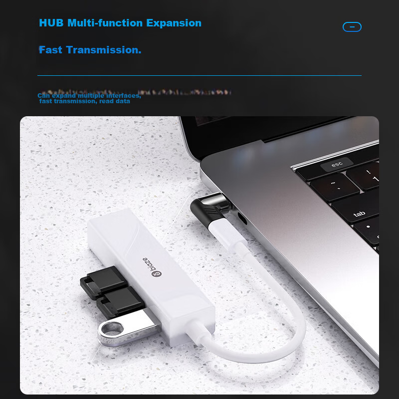 Biaze Type-C Adapter, Right-Angle Magnetic Adapter, Supports 100W High Power, Ap...