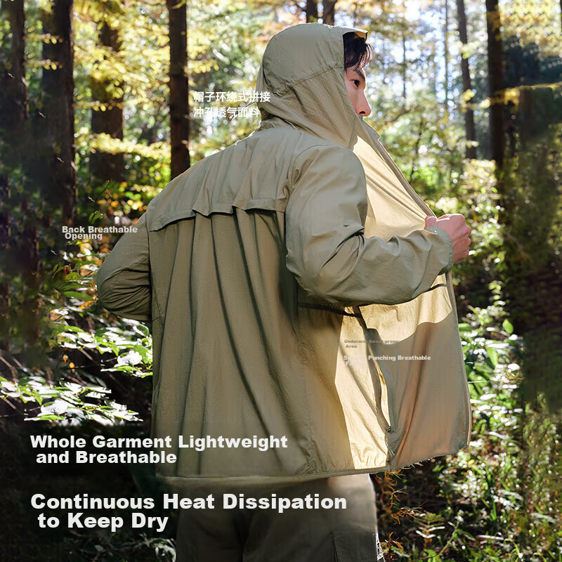 Pelliot [Qingfeng] Outdoor Sun Protection Jacket for Men And Women, UV-Resistant...