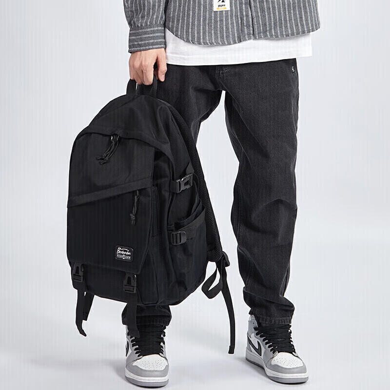 Bosidandun Men's Backpack, High School And College Student Bookbag, Trendy Backp...