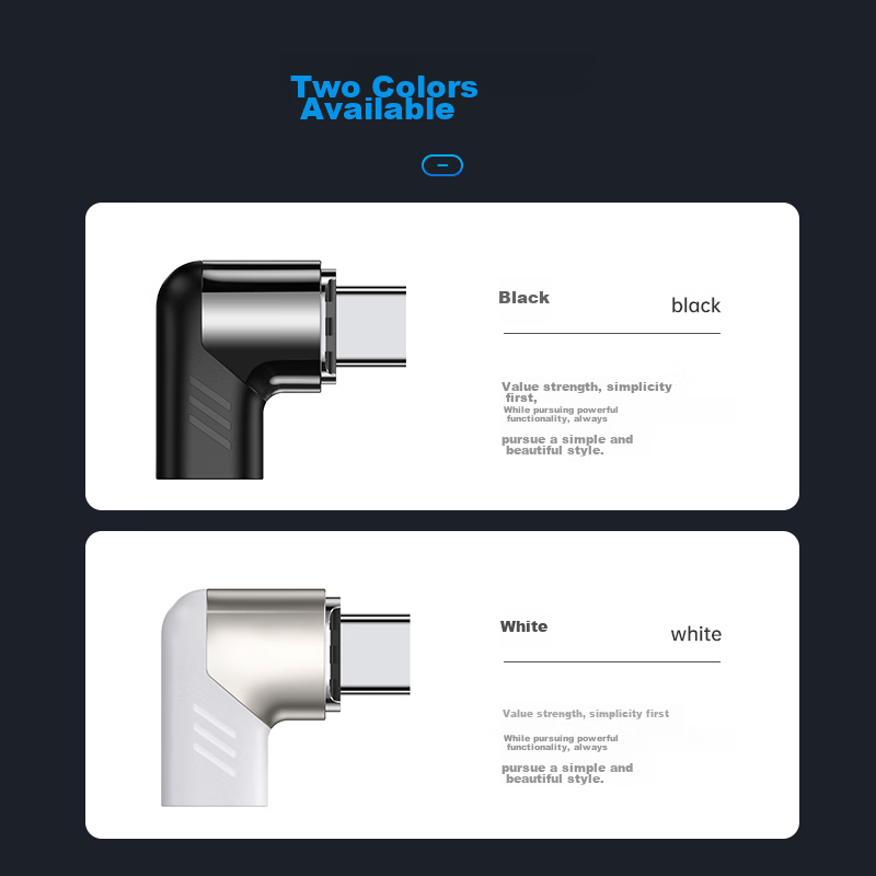 Biaze Type-C Adapter, Right-Angle Magnetic Adapter, Supports 120W High Power, Ap...