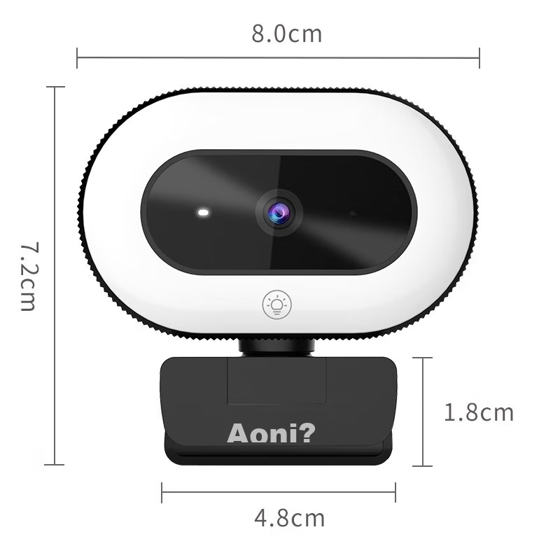 Aoni Live Streaming Camera, High-Definition Beauty, Live Streaming And Product P...