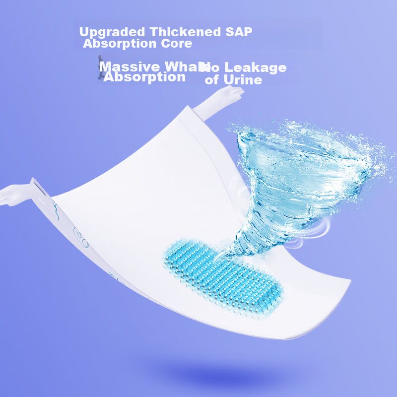 Ankexin Baby Disposable T-Shaped Diapers, Newborn Triangle Diapers, Pull-Ups, 68...