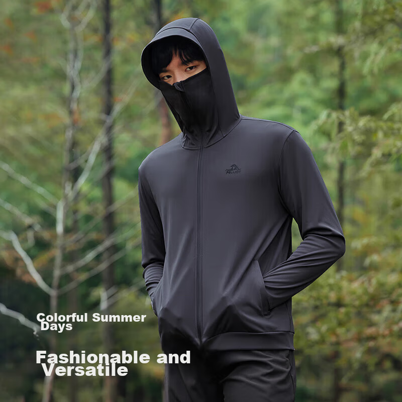 Pelliot Men's Outdoor Sun Protection Jacket, UV-Resistant Summer Coat, Cool And...