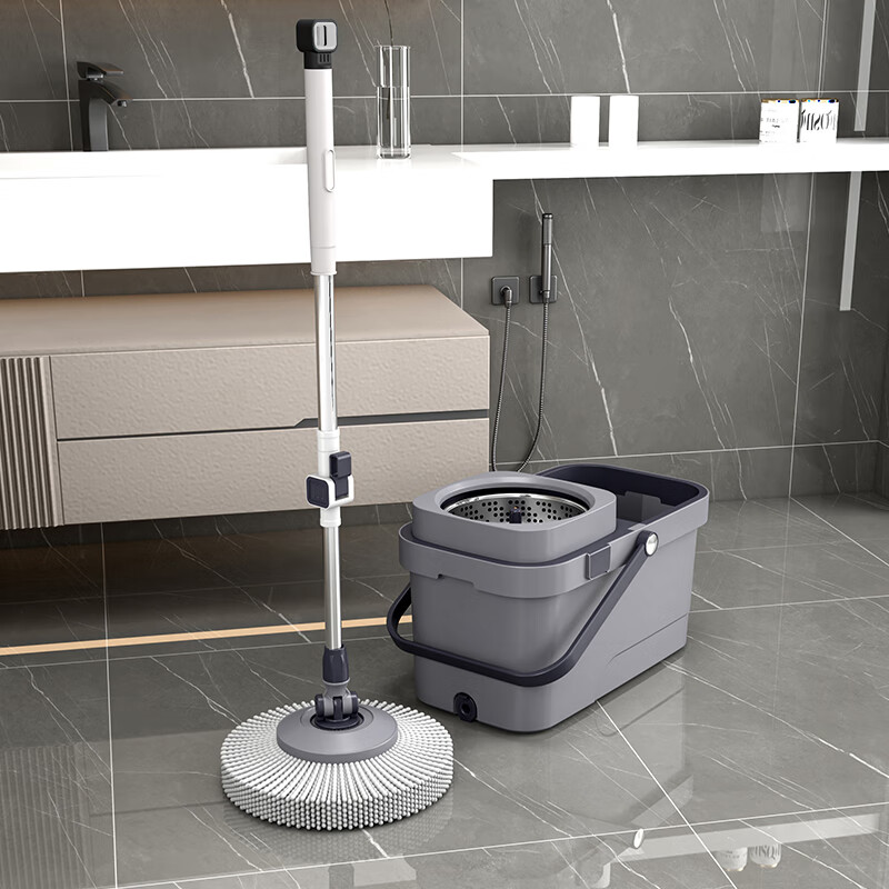 Bendi Spin Mop Bucket Hydraulic Labor-saving Rod Household Mop Automatic Dehydra...