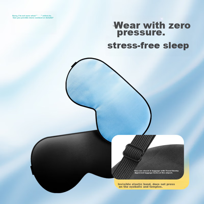 Beianshi Silk Eye Mask, Sleep Light-Blocking Breathable Eye Mask for Men And Wom...