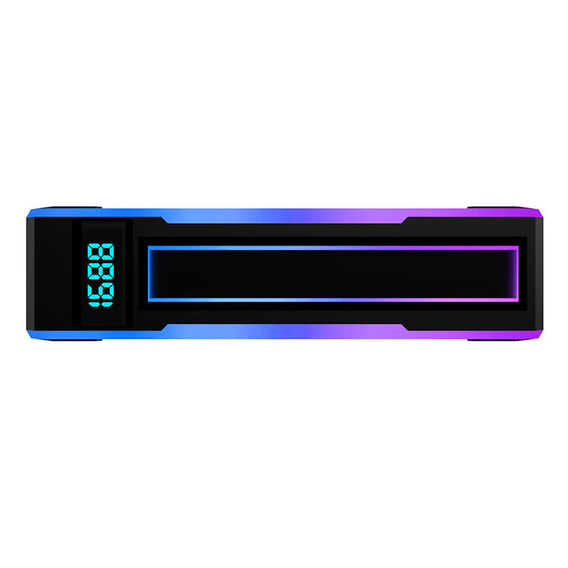 AOC AT120FB/93 Anti-Leaf Black 12CM Desktop Case Cooling Fan, ARGB Sync, PWM Tem...