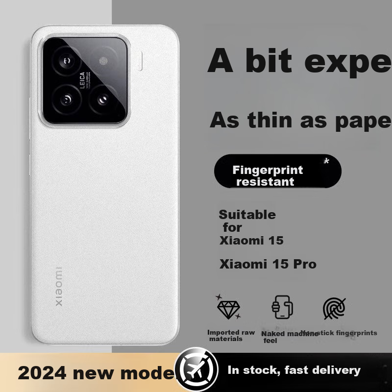 EDDGA Xiaomi 15 Phone Case Xiaomi 15 Protective Cover Ultra-thin Frosted Semi-Tr...