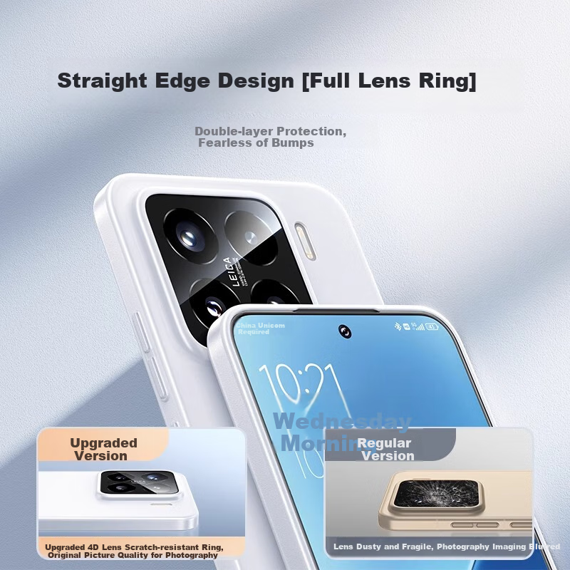EDDGA Xiaomi 15 Phone Case Xiaomi 15 Protective Cover Ultra-thin Frosted Semi-Tr...