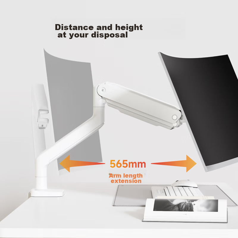 Brateck Beihu Monitor Stand, Computer Desk Stand, Height Adjustable Arm, Monitor...