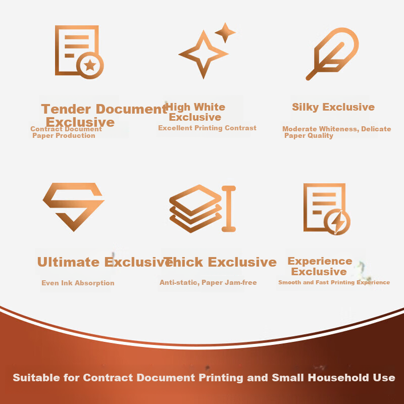 Gold APP (Van Gogh) A4/70g Smooth Copy Paper Printing Paper 500 Sheets/Pack 5 Pa...