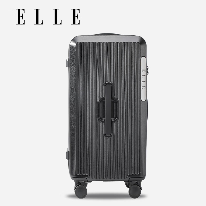 ELLE Suitcase French Fashion Trolley Case Women's Travel Luggage Large Capacity...