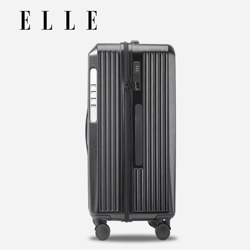 ELLE Suitcase French Fashion Trolley Case Women's Travel Luggage Large Capacity...
