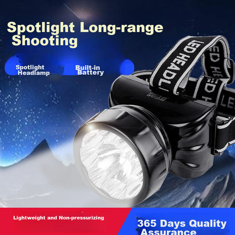 DP Jiu Liang (Duration Power) Headlamp, Long-Lasting Night Fishing Light, High-I...