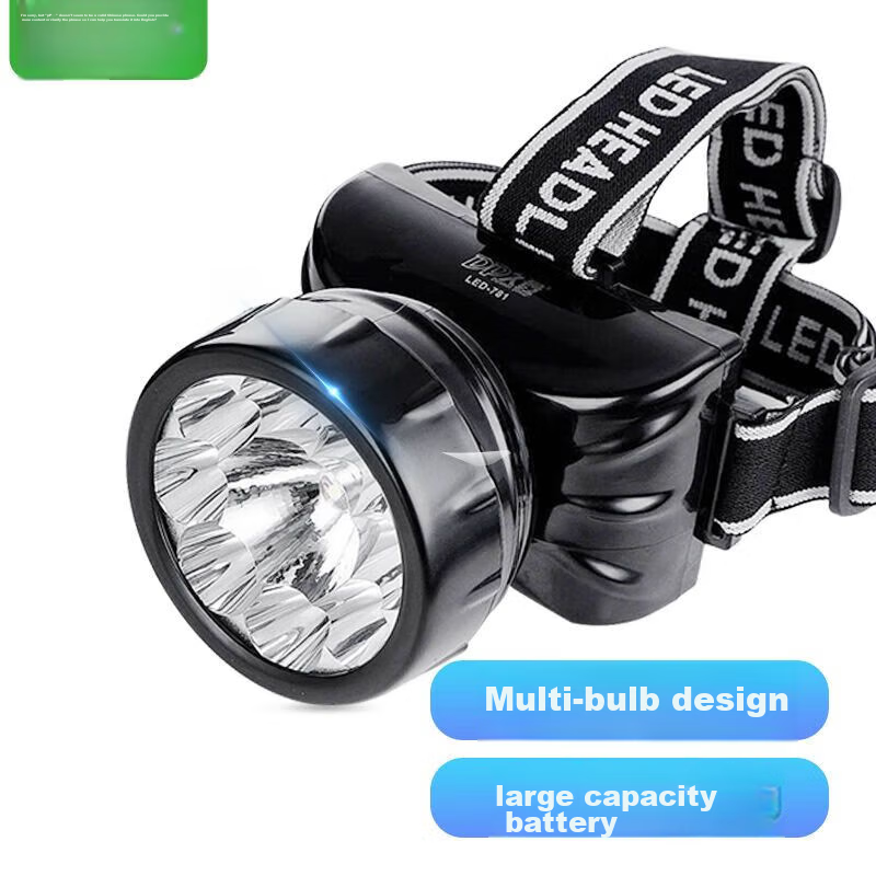 DP Jiu Liang (Duration Power) Headlamp, Long-Lasting Night Fishing Light, High-I...