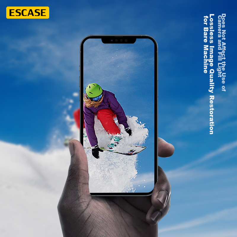 ESCASE IPhone 13 Pro Max/13 Pro Camera Lens Protector, Metal Rear Camera Full Co...