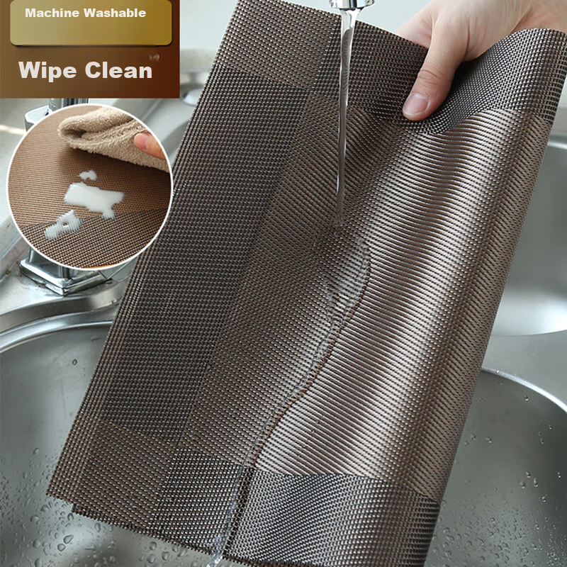 Foojo Placemats, Western-Style Placemats, Heat-Resistant Mats, Anti-Scalding Tab...