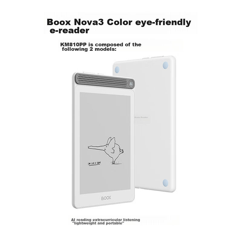 BOOX Wenshi A6 Premium Edition, 6-Inch E-Reader, E-Ink Screen Tablet, AI Voice C...