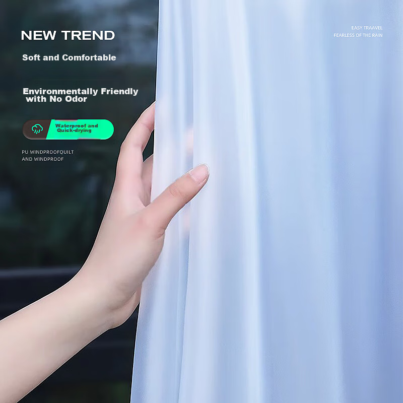 Beimei Electric Scooter Raincoat, Men's Long Style, Full-Body Protection against...