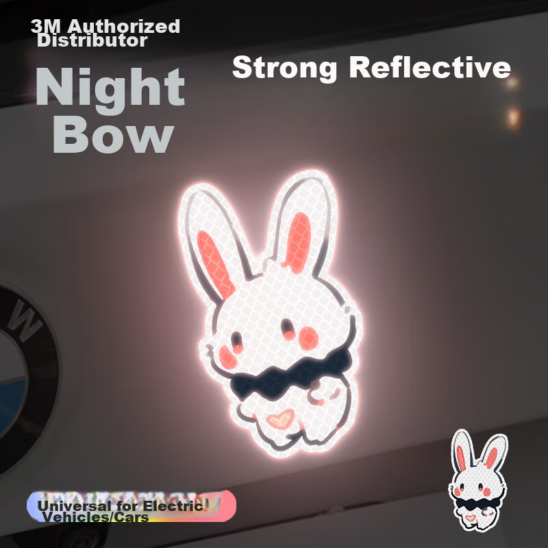 3M Reflective Sticker Warning Tape, Luminous Sticker, Electric Vehicle Motorcycl...