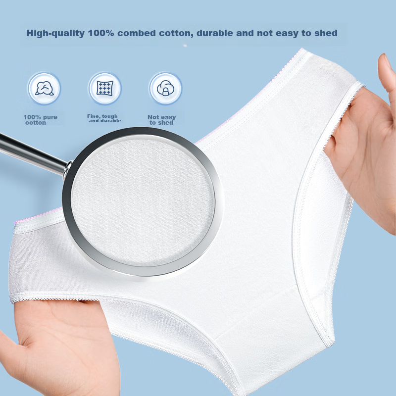 Freego Disposable Cotton Underwear for Travel And Postpartum Women, Portable 5 I...