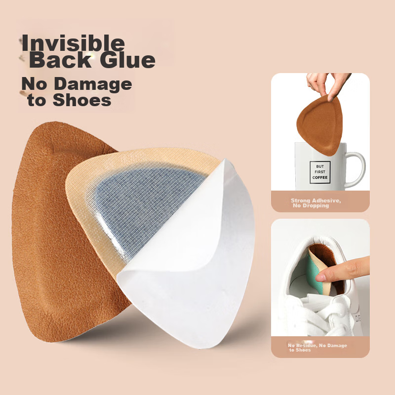 FOOTOPPO Martin Boots Heel Grips for Men, Foot Pain Relief Pads, Shoe Size Adjus...