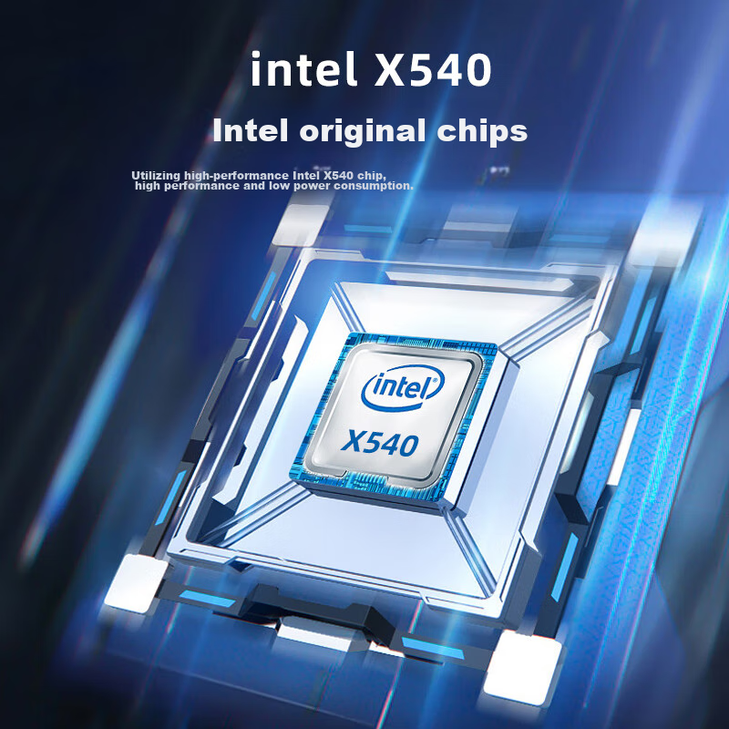 EB-LINK Intel X540 Chip, PCI-E X8 Dual-Port Server Network Card, X540-T2 Network...