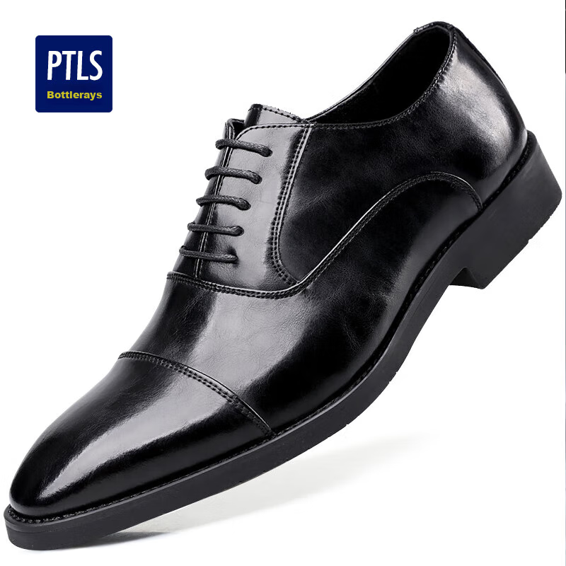 Botulaisi Men's Leather Shoes with Three-Joint Design, Formal Business Casual Ox...