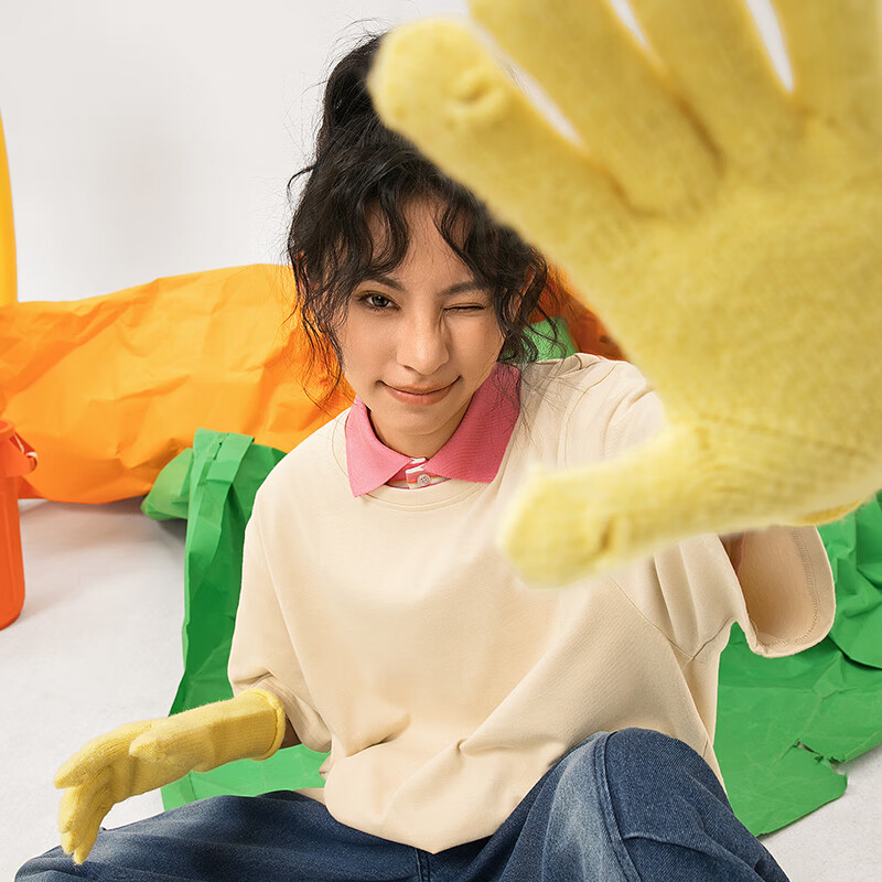 GENIOLAMODE women's T-Shirt, Pure Cotton, Breathable, Casual, Simple, Versatile,...