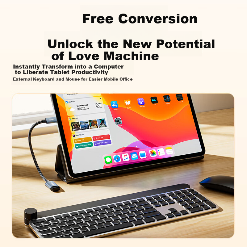 BIAZE Apple OTG Adapter Lightning to USB Female Converter for iPhone iPad Tablet...