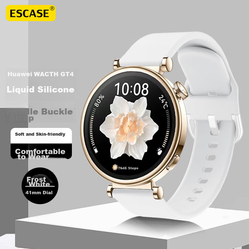 ESCASE Huawei GT4 Watch Strap, Huawei Watch GT4 Silicone 41mm Dedicated Band, Sk...
