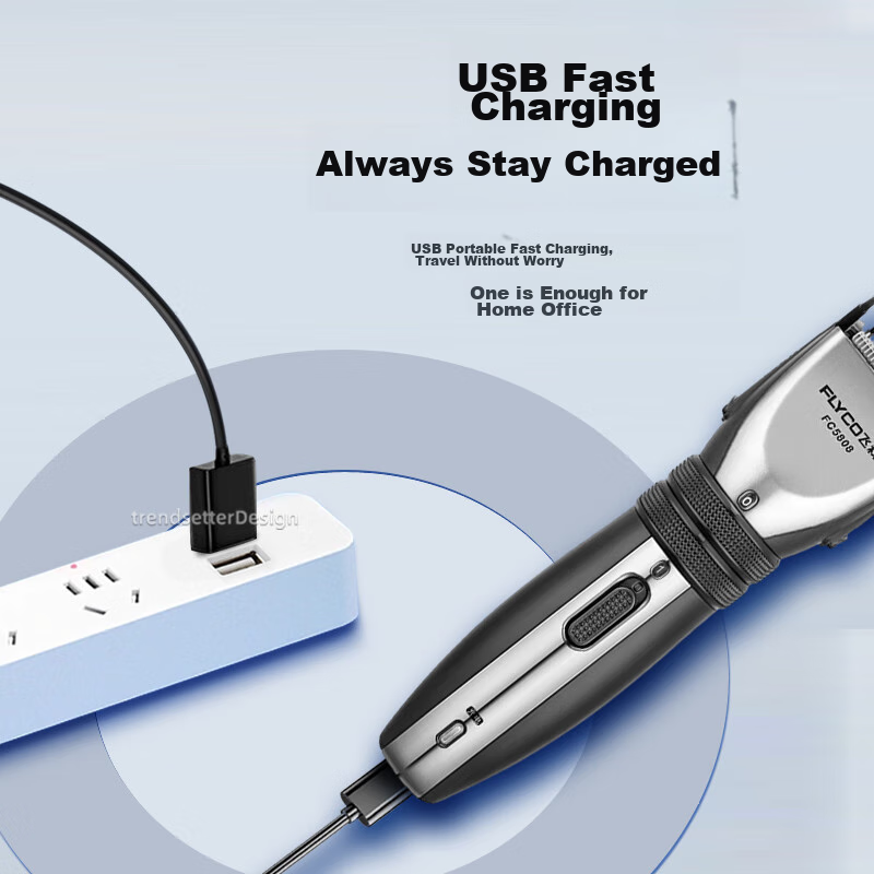 Chaofan Suitable for Flyco Electric Hair Clipper Charging Cable, Charger for FC5...