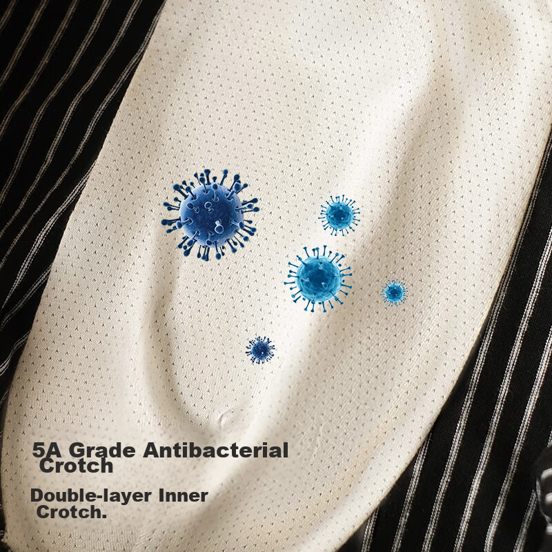 FitonTon Men's Underwear, Pure Cotton, Antibacterial Crotch, Loose And Comfortab...