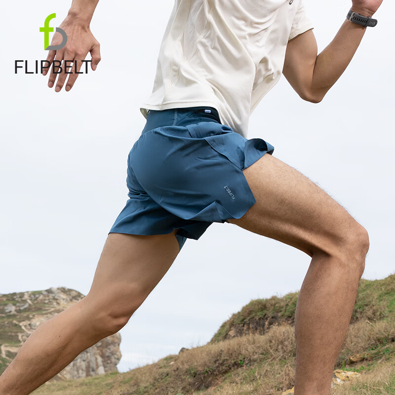 Flipbelt Air 3.0 Men's Waist Pack Shorts Breathable Running Sports Shorts 5 Inch...
