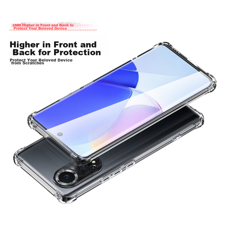 ESCASE Huawei Nova 9 Phone Case, Hi Nova 9 Protective Cover, TPU Full Coverage T...