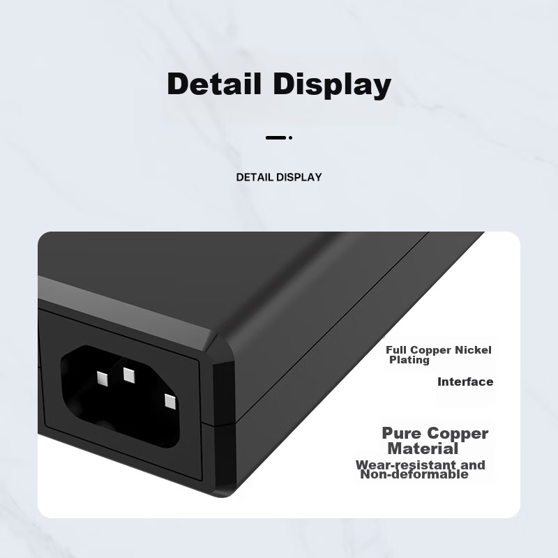 E Lei, Hikvision Hard Disk Video Recorder Power Supply, 12V 5A, Four-Pin Power A...