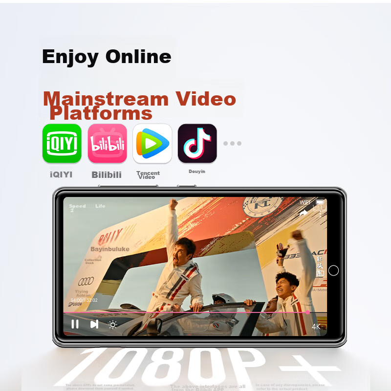 Famue BF65 MP3/MP4 Smart Music Player with WIFI Internet Access, 4+128GB, Androi...