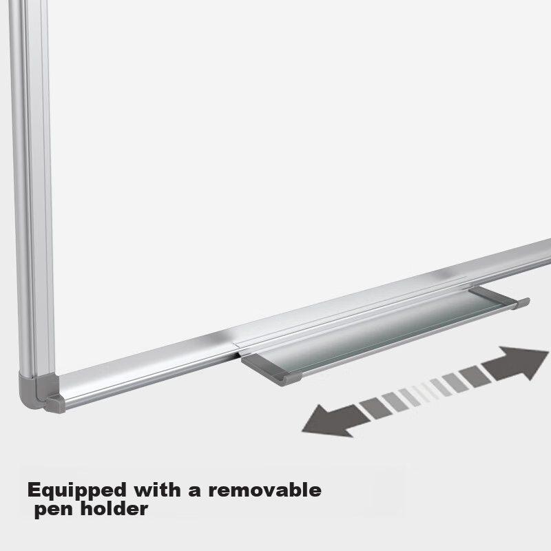 AUCS60*45cm Double-Sided Small Whiteboard, Chalkboard, Writing Board, Wall-Mount...