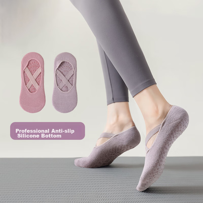 FitonTon2 Professional Yoga Socks for Women, Non-Slip Socks for Pilates Beginner...