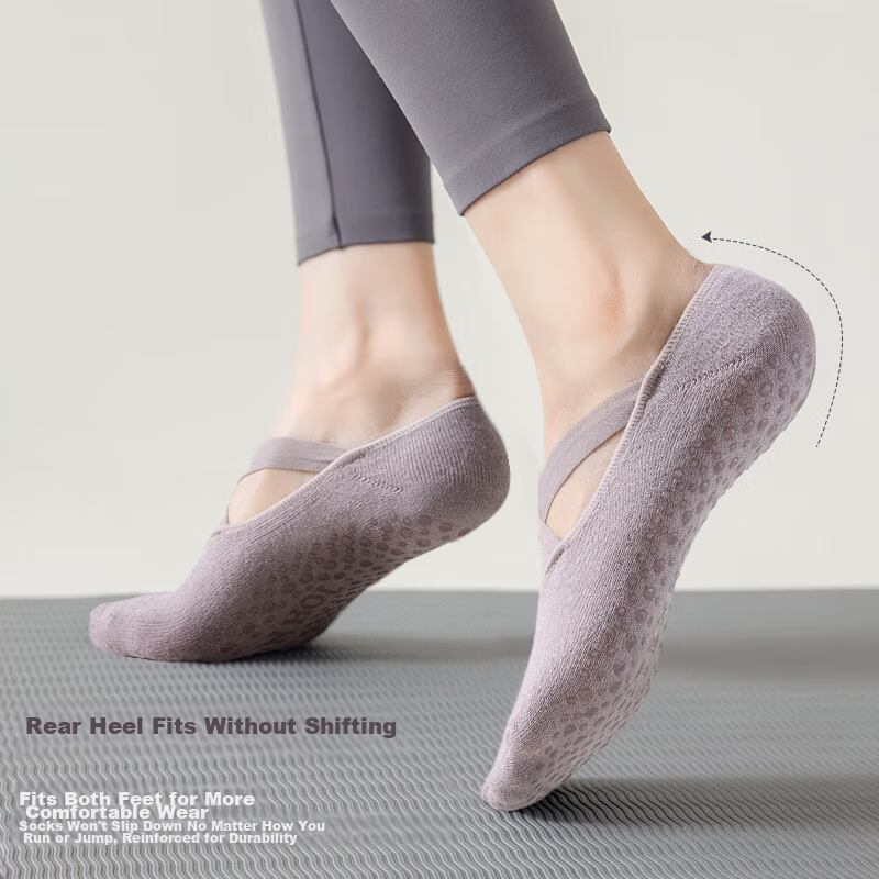 FitonTon2 Professional Yoga Socks for Women, Non-Slip Socks for Pilates Beginner...
