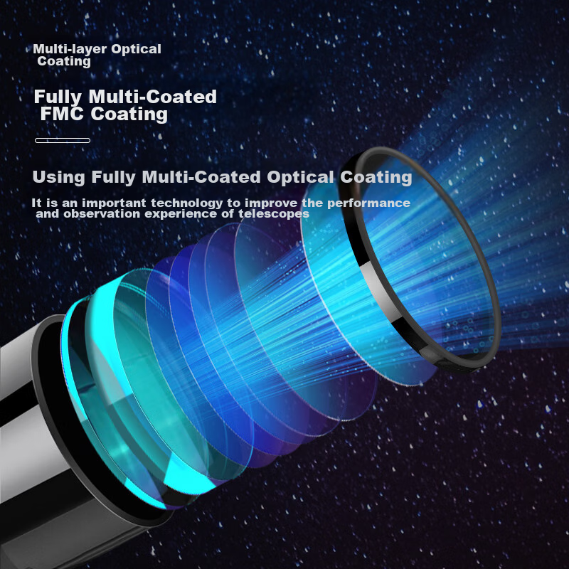 EXPLORE SCIENTIFIC 80500 Astronomical Telescope, Large Aperture, High Magnificat...